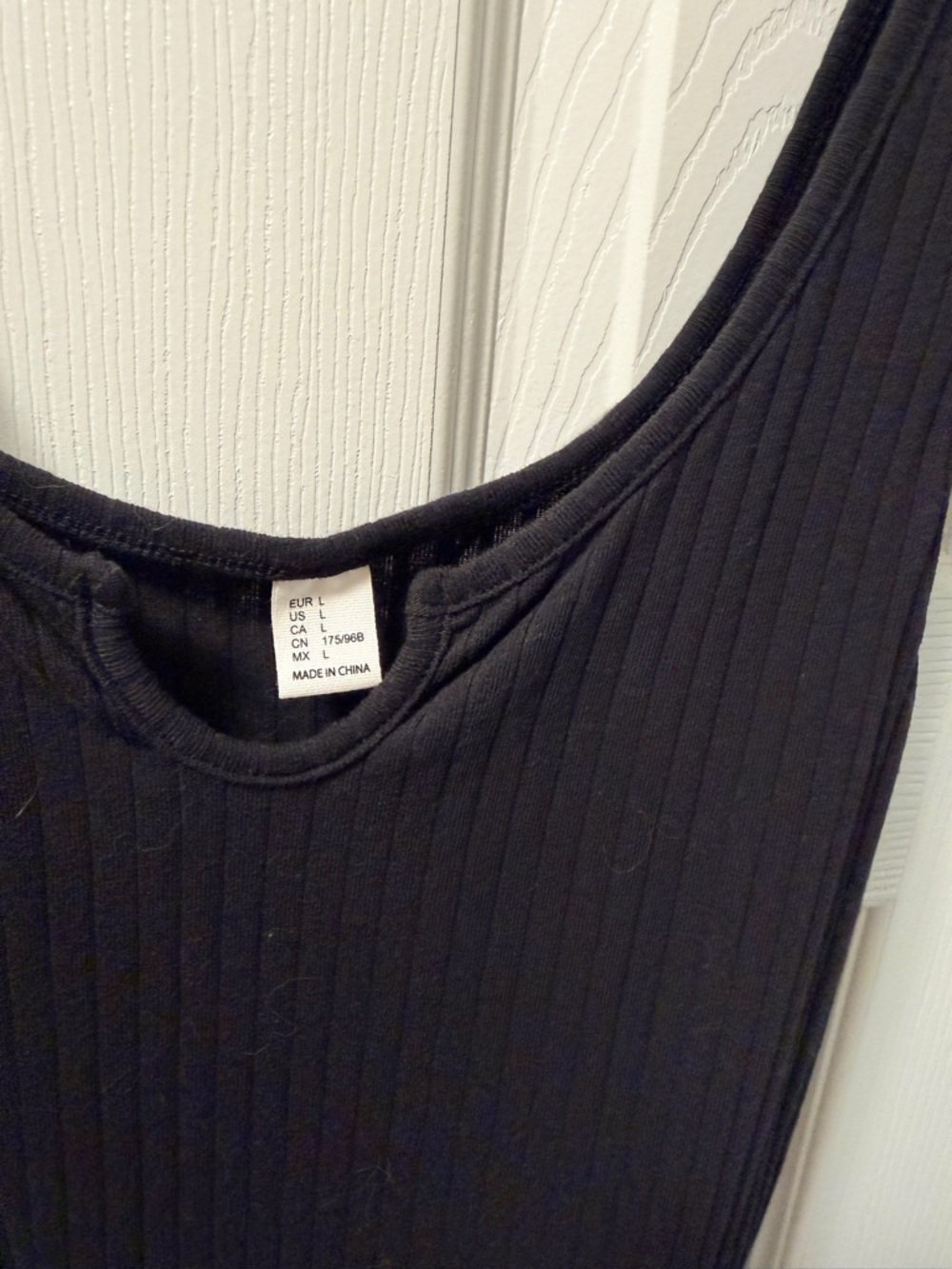 SHEIN Black Ribbed Tank Top - Picture 2 of 2